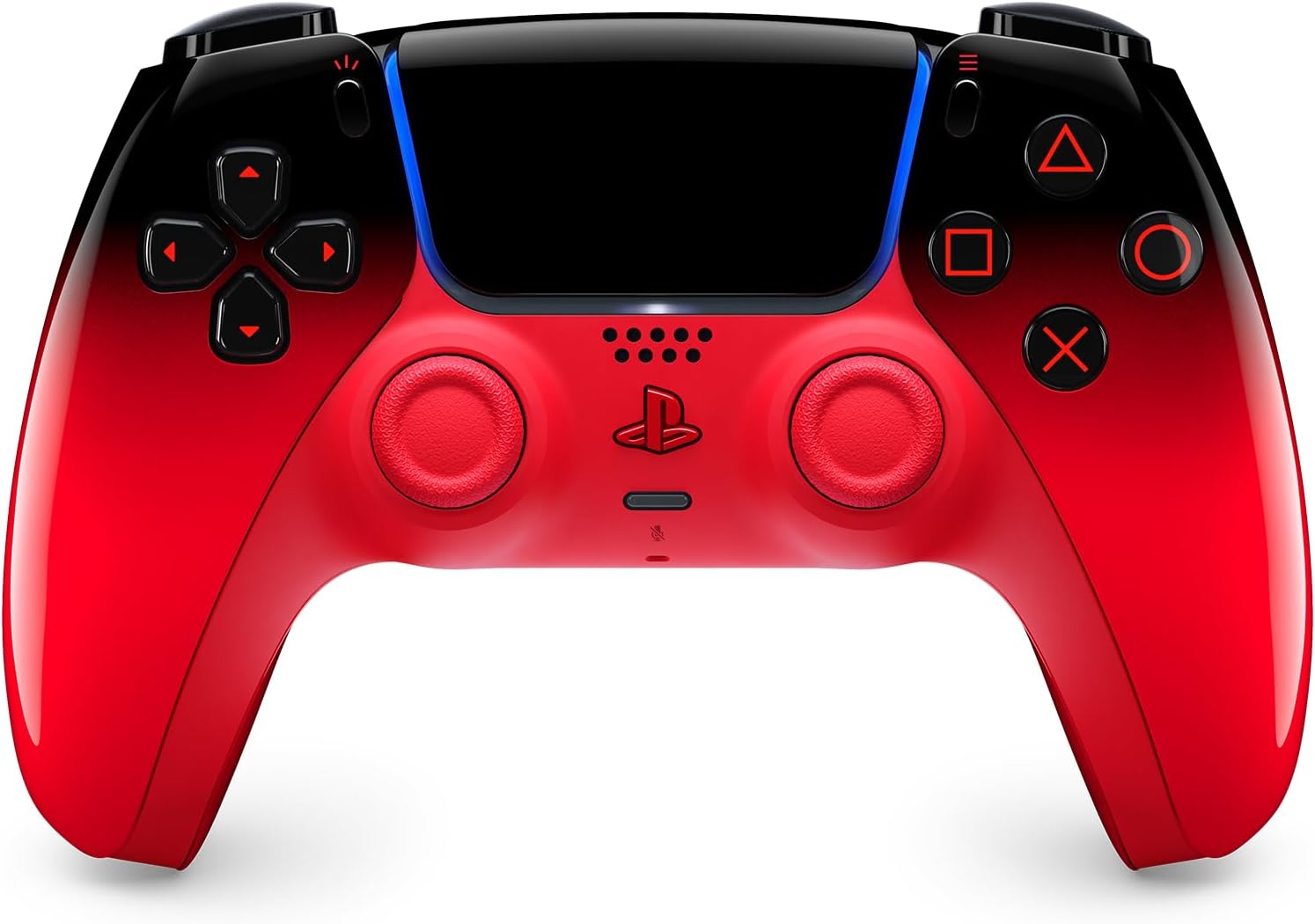 61le+MevTZL._AC_SL1500_ PS5 DUALSENSE TECHNO RED - Image 1