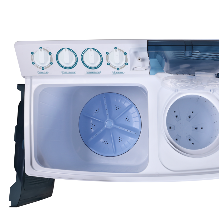 MIDEA 15KG WASHING MACHINE PUMP TWIN - WHITE KL15TTG1W - Image 3