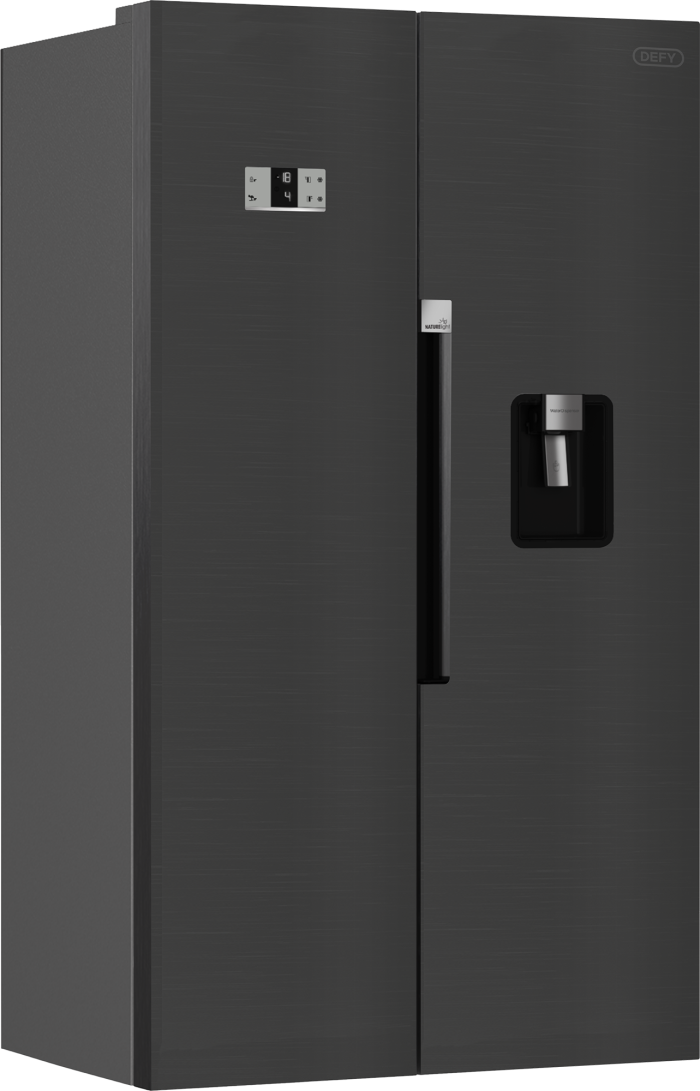 Defy DFF663 100cm Naturelight Dark Inox Fridge - Image 2